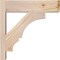 Ekena Millwork Balboa Block Smooth Outlooker, Douglas Fir, 5 1/2"W x 18"D x 18"H OUT06X18X18BOA05SDF - alternate 2